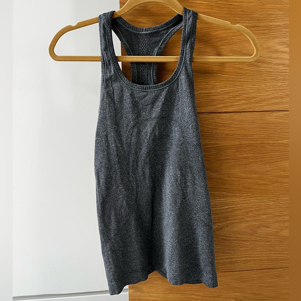 Grey lululemon swiftly tech racerback tank